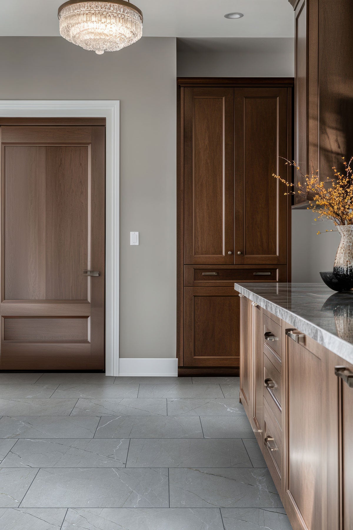 MSI Aylana Gris 12 x 24 Matte Porcelain tile (NWGAYLGRI1224) – MSI room scene (kitchen)