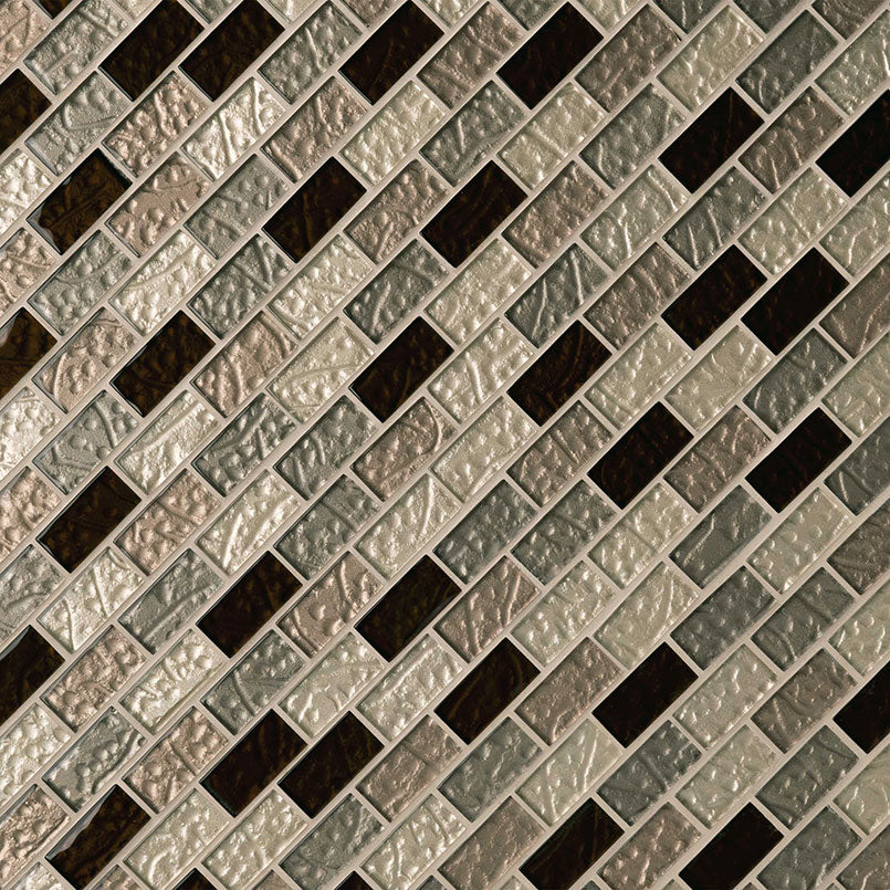 MSI Ayres Blend 1 x 2 Glass mosaic (SMOT-GLBRK-AB8M) – MSI product image