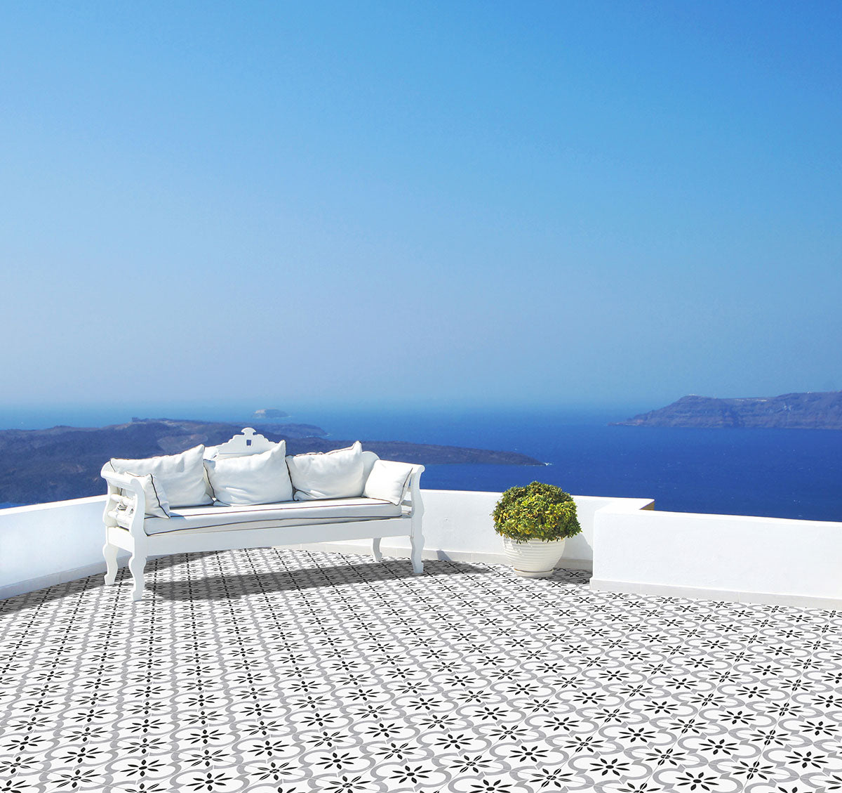 MSI Kenzzi Azila 8 x 8 Matte Porcelain tile (NAZIL8X8) – MSI room scene