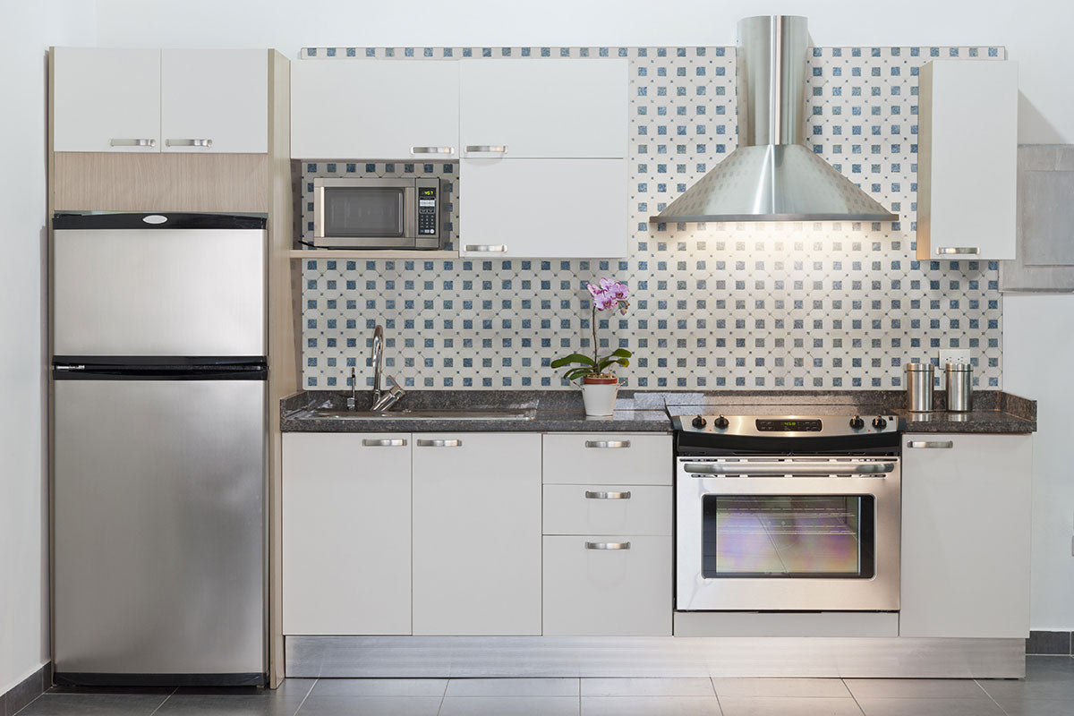MSI Surfaces Backsplash Azula Hatchwork Polished Geometric Marble Tile