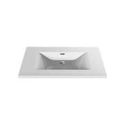Rubi Make-Up Single Middle Basin White Gloss RMP800CBL