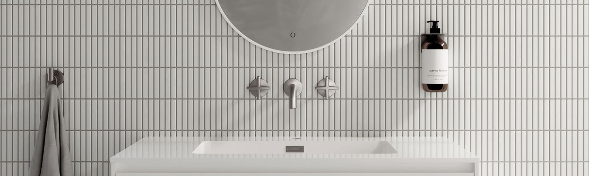 Rubi Lexa Wall-Mounted Bathroom Faucet Without Drain RLX17WD