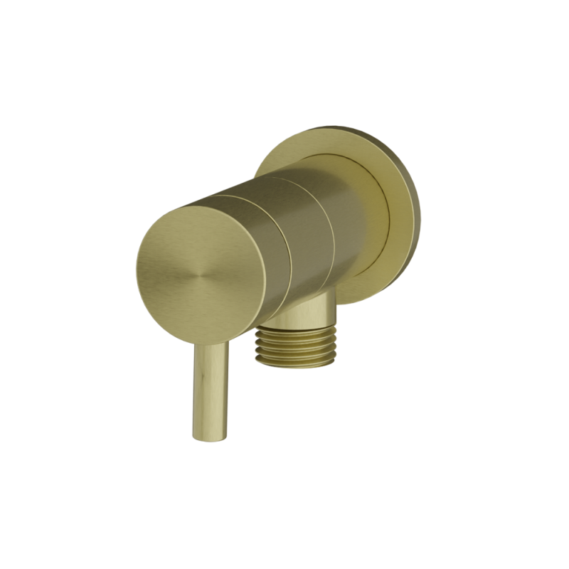 Rubi 1/2" Stop Valve with Round Handle and Water Outlet RTR562W01
