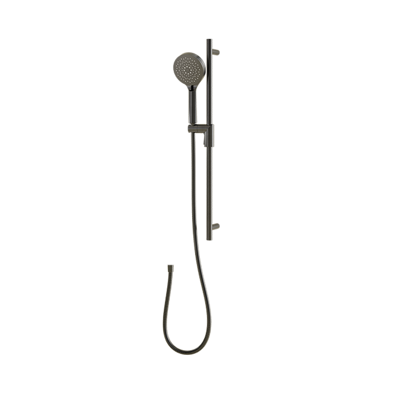 Rubi Sliding Shower Bar 3 Jets Hand Shower Gun Metal RBCR700GM
