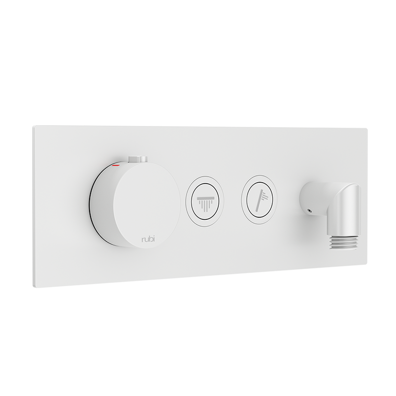Rubi ON Trim, Handle, Button and Water Outlet for XON69 Matte White XTR6903SWH
