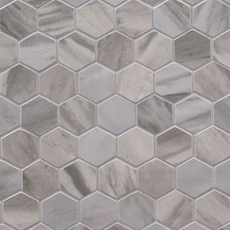 MSI Eden Bardiglio 2 x 2 Matte Porcelain mosaic (NEDEBAR2X2HEX) – MSI product image