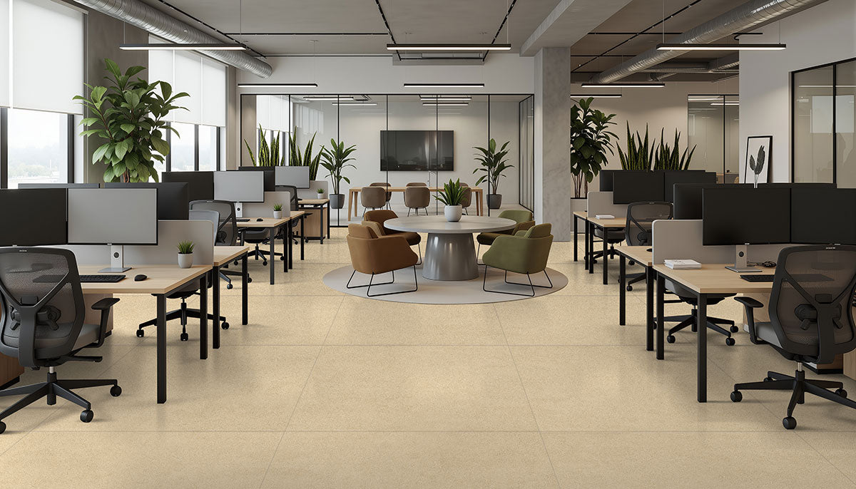 MSI Architecta Beige 48 x 48 Matte Porcelain tile (NARCBEI4848-R11) – MSI room scene
