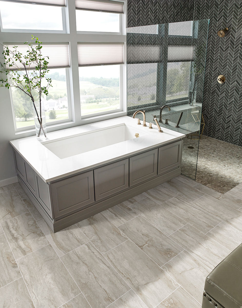 MSI Bernini Camo 2 x 2 Matte Porcelain mosaic (NBERCAM2X2-N) – MSI room scene
