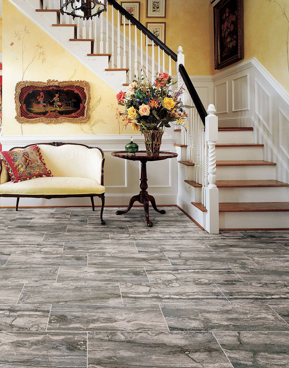 MSI Bernini Carbone 2 x 2 Matte Porcelain mosaic (NBERCAR2X2-N) – MSI room scene