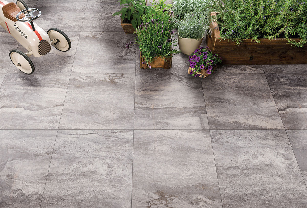 MSI Bernini Carbone 12 x 24 Matte Porcelain tile (NBERCAR1224-N) – MSI room scene