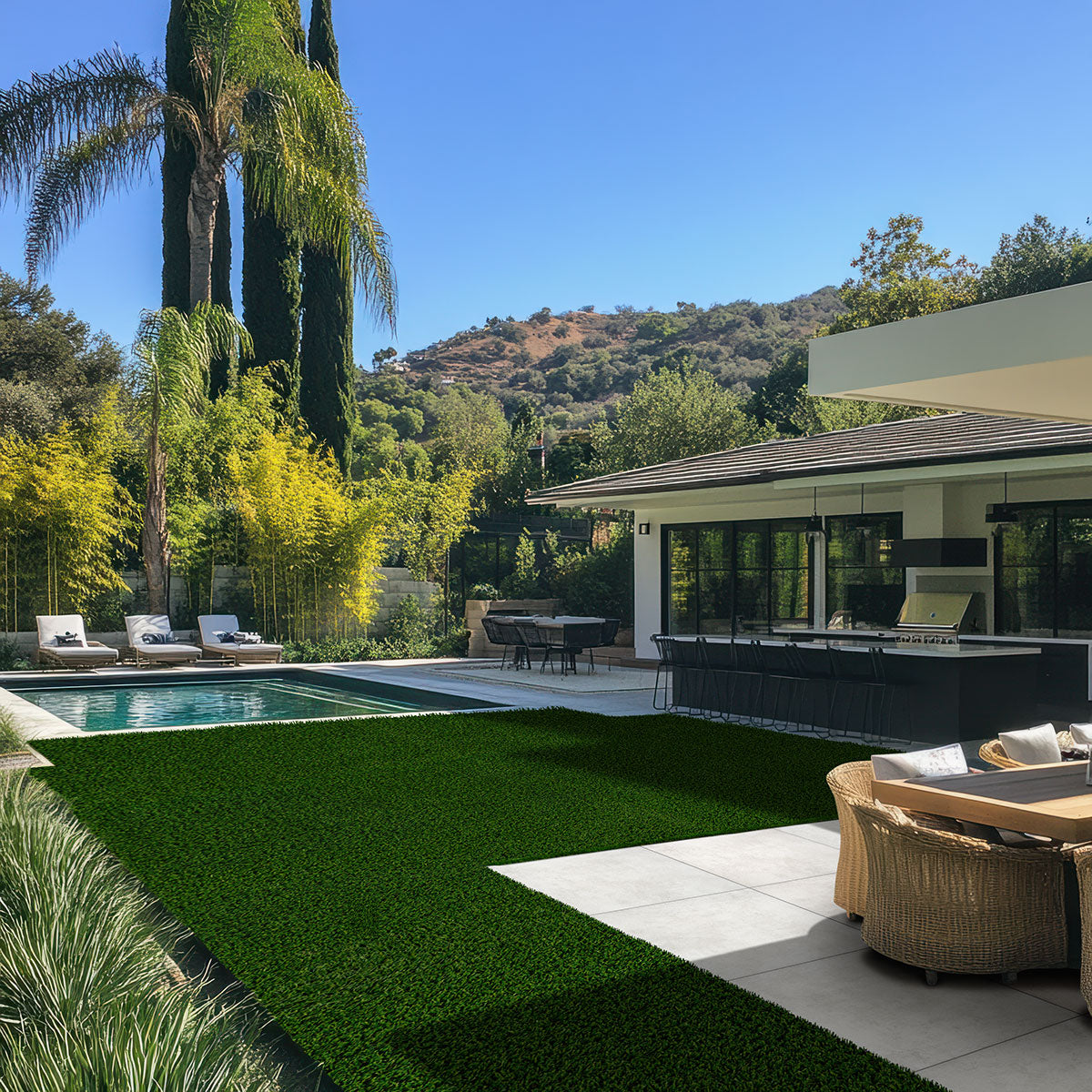 MSI Beton Blanco 24 x 24 Matte Porcelain paver (LPAVNBETBLA2424) – MSI room scene
