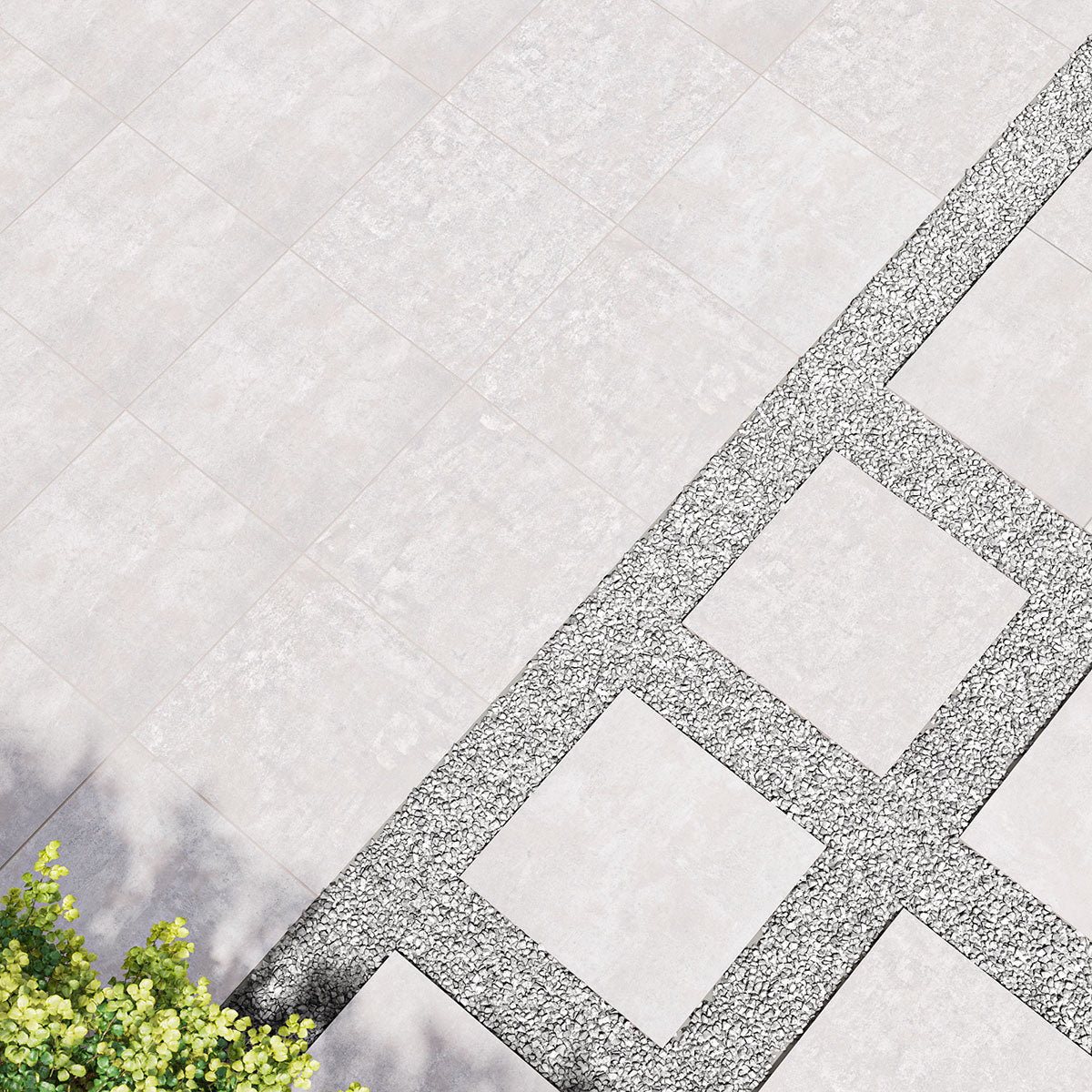 MSI Beton Grey 24 x 24 Matte Porcelain paver (LPAVNBETGRE2424) – MSI room scene