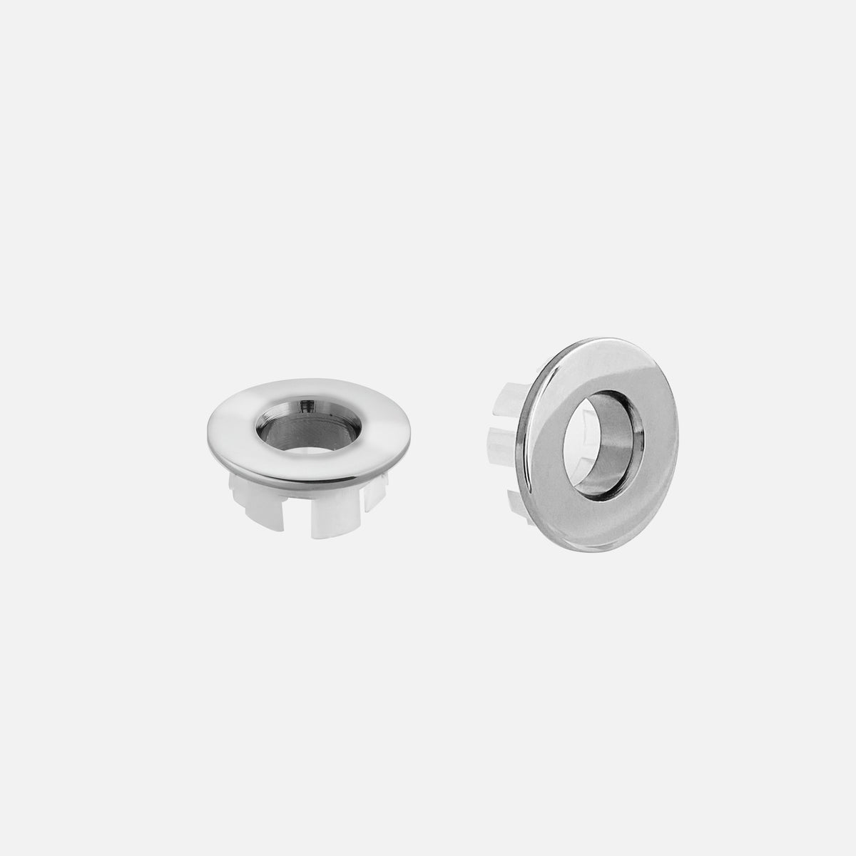 Stylish Chrome Sink Basin Trim Overflow H-03