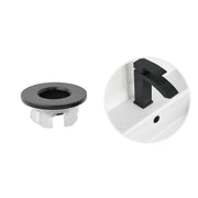 Stylish Black Matte Sink Basin Trim Overflow H-04