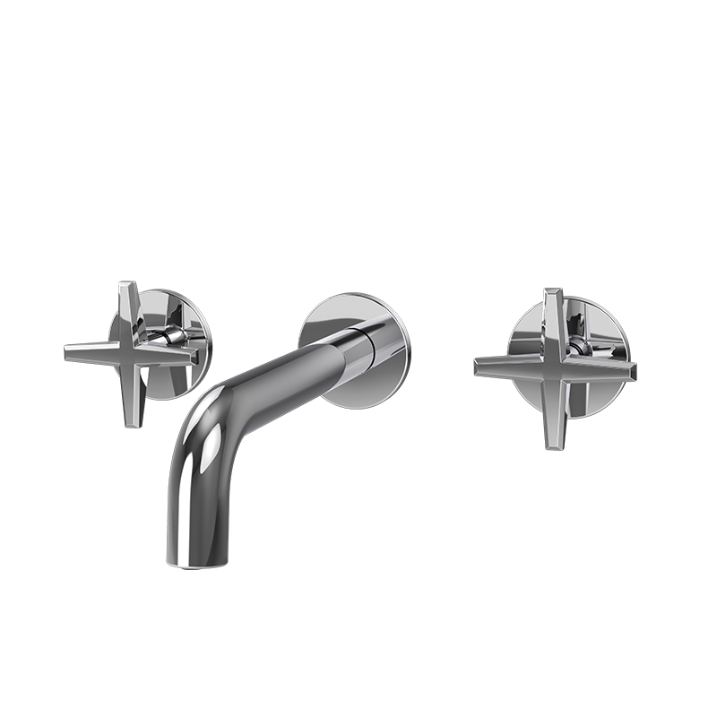 Rubi Lexa Wall-Mounted Bathroom Faucet Without Drain RLX17WD