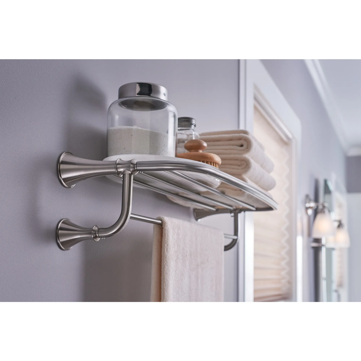 Moen 24" Towel Shelf BH5294 in Brushed Nickel (BH5294BN) - view 4