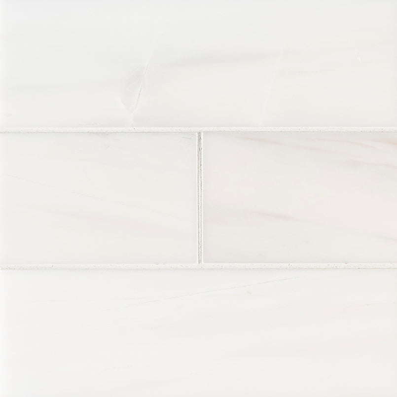 MSI Bianco Dolomite 4 x 12 Polished Marble tile (TBIANDOL412P) – MSI product image