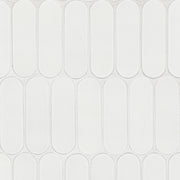 MSI Bianco Ellipse Glossy Glass mosaic (SMOT-GLSELIP-BIAGLO6MM) – MSI product image