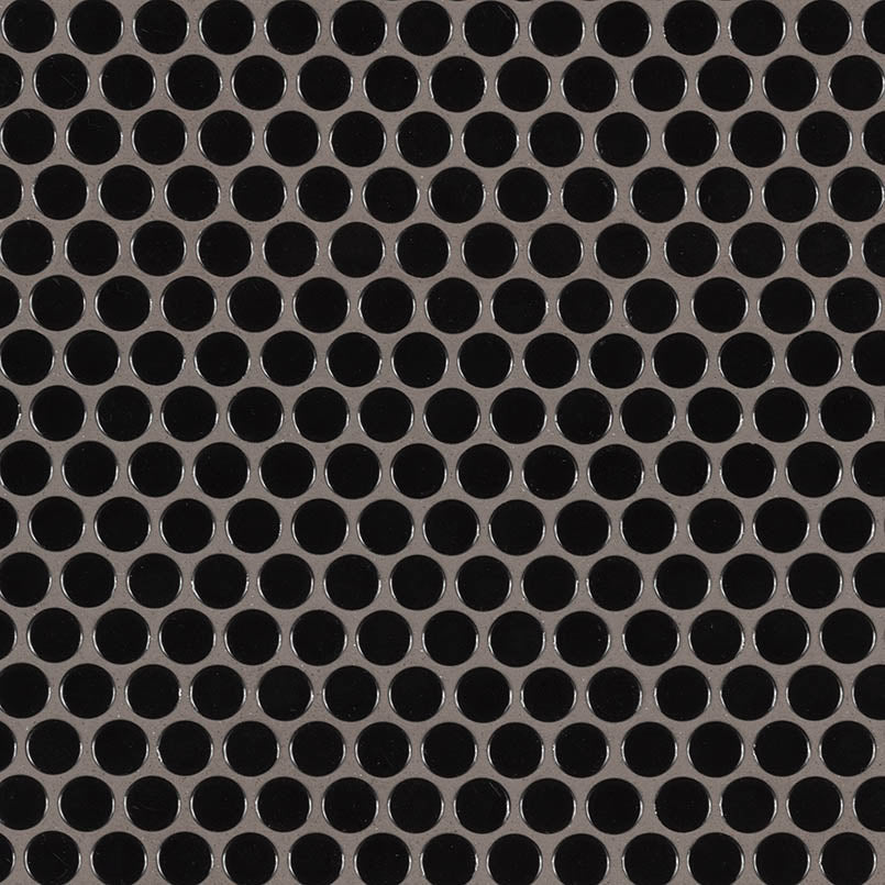 MSI Penny Round Nero Glossy Porcelain mosaic (SMOT-PT-PENRD-NERO) – MSI product image