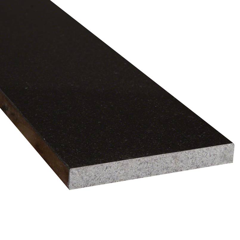 MSI Black Granite 6 x 72 x 0.75 Polished Granite threshold (SMOT-SILL-PBLK6X72) – MSI product image