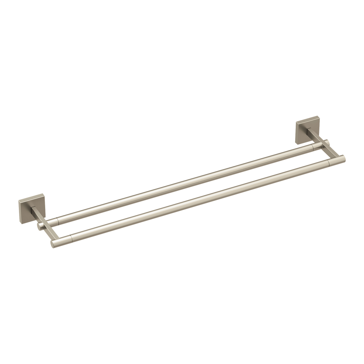 Moen Triva 24" Double Towel Bar BP1822 in Brushed Nickel (BP1822BN)