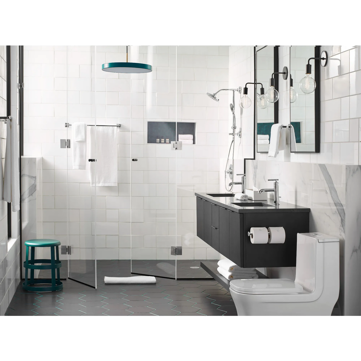 Moen Triva 9" Hand Towel Bar BP1886 in Chrome (BP1886CH) - view 4