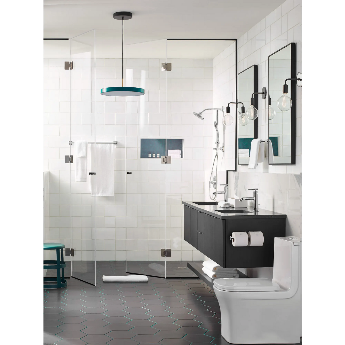 Moen Triva 9" Hand Towel Bar BP1886 in Chrome (BP1886CH) - view 5