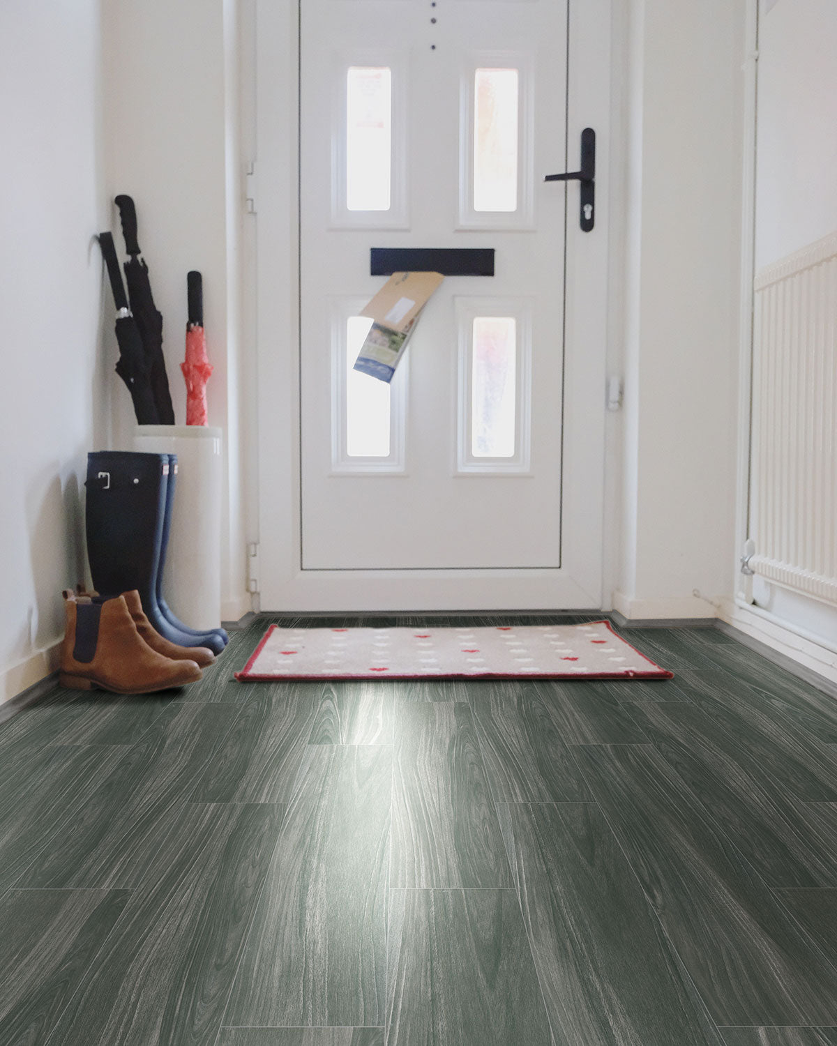 MSI Braxton Midnight 10 x 40 Matte Porcelain tile (NBRAMID10X40) – MSI room scene (entryway)