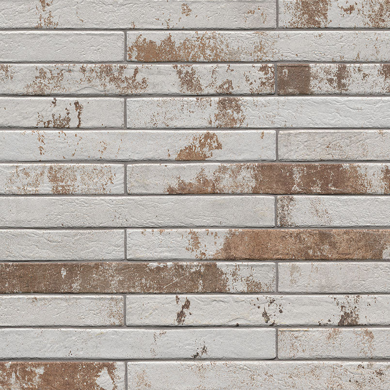 MSI Rustique White Brick 2 x 18 Matte Porcelain tile (NCAPRUSWHIBRI2X18) – MSI product image