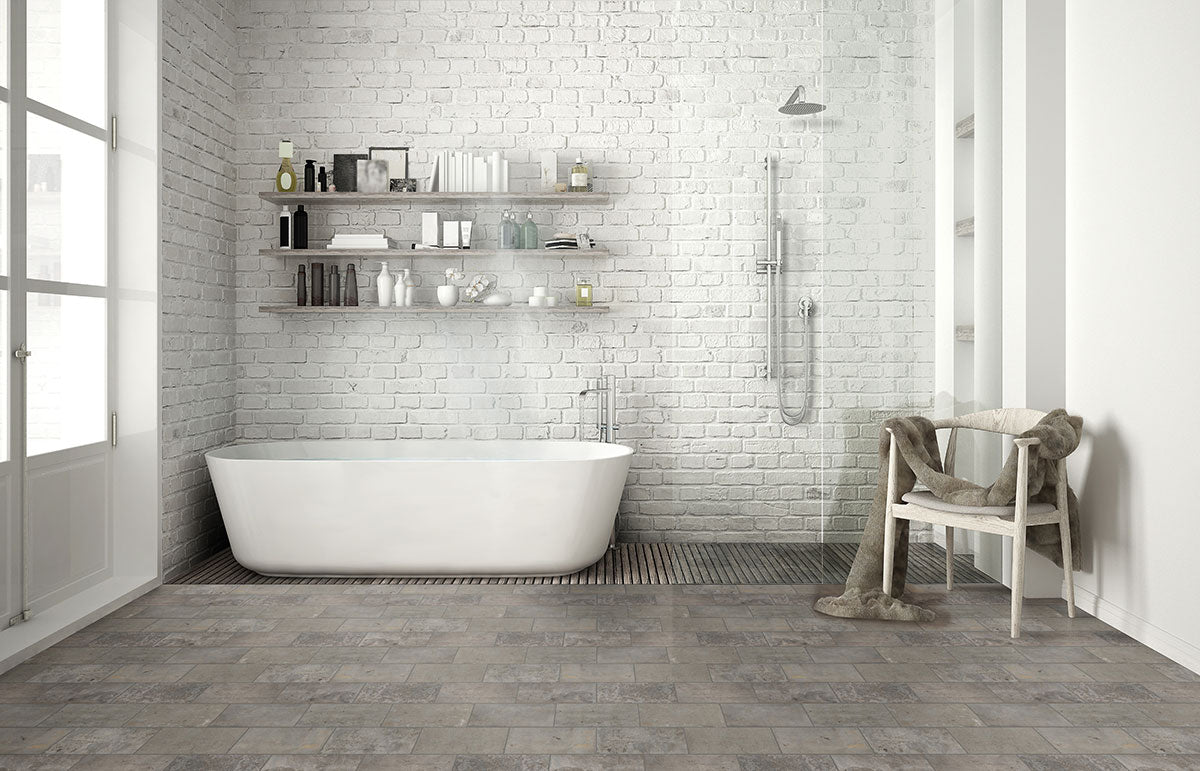 MSI Capella Taupe Brick 5 x 10 Matte Porcelain tile (NCAPTAUBRI5X10) – MSI room scene