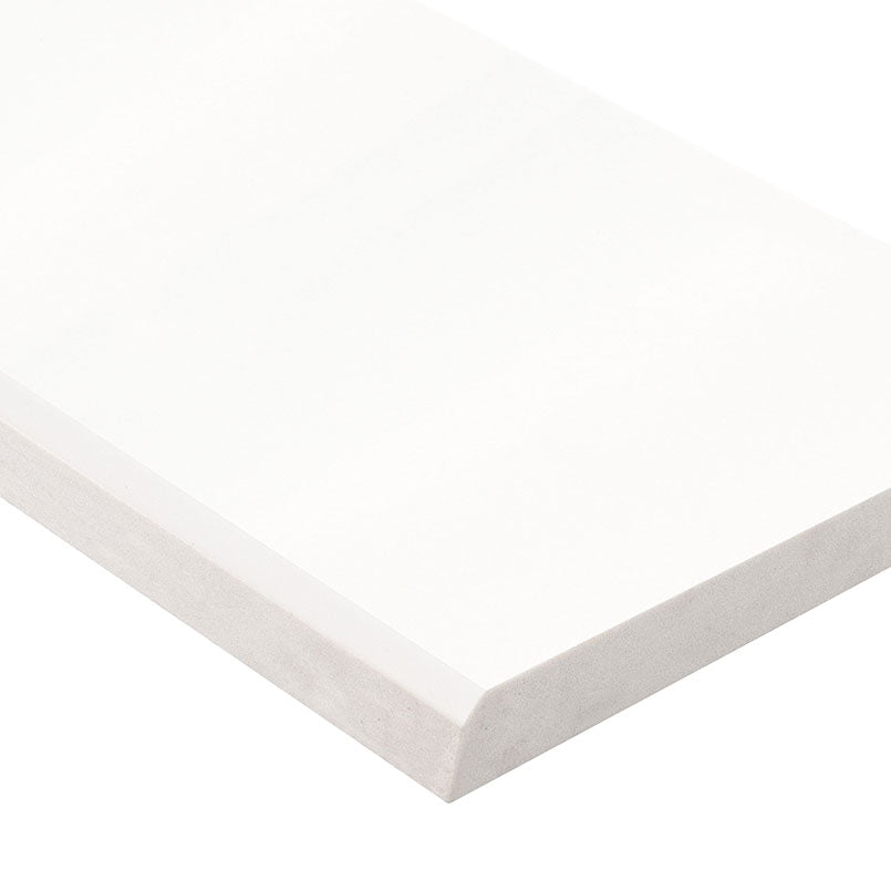MSI Bright White 6 x 37 x 0.62 Polished Engineered Marble threshold (THD2BRIWHI6X37SB) – MSI product image