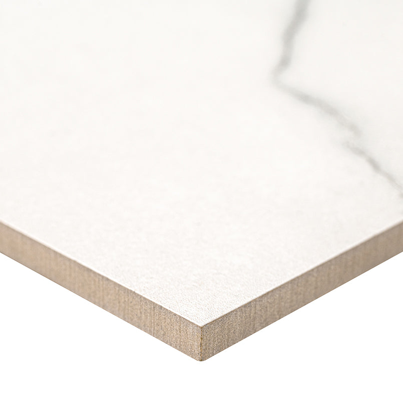 MSI Brighton Grey 12 x 24 matte porcelain tile, edge detail