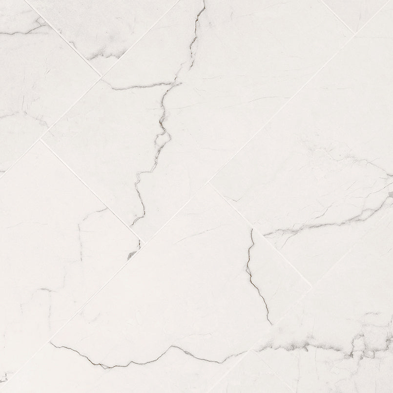MSI Brighton Grey 12 x 24 matte porcelain tile, angled view