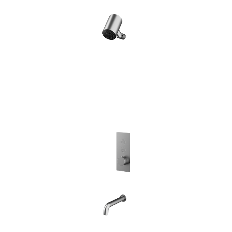 Rubi ON 1/2" Thermostatic Shower Set RON2E01-40N
