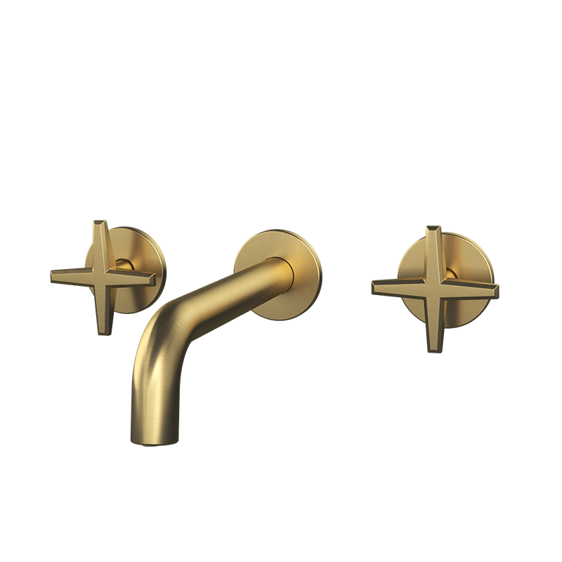 Rubi Lexa Wall-Mounted Bathroom Faucet Without Drain RLX17WD