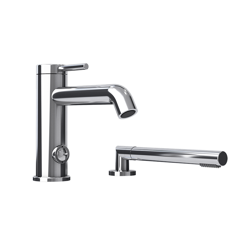 Rubi Vertigo 2-Piece Bathtub Faucet Chrome RVT22DCC