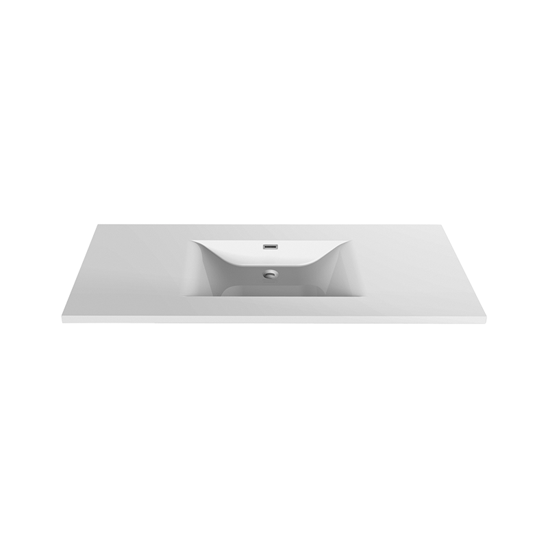 Rubi Make-Up Single Middle Basin White Gloss RMP1200CBL