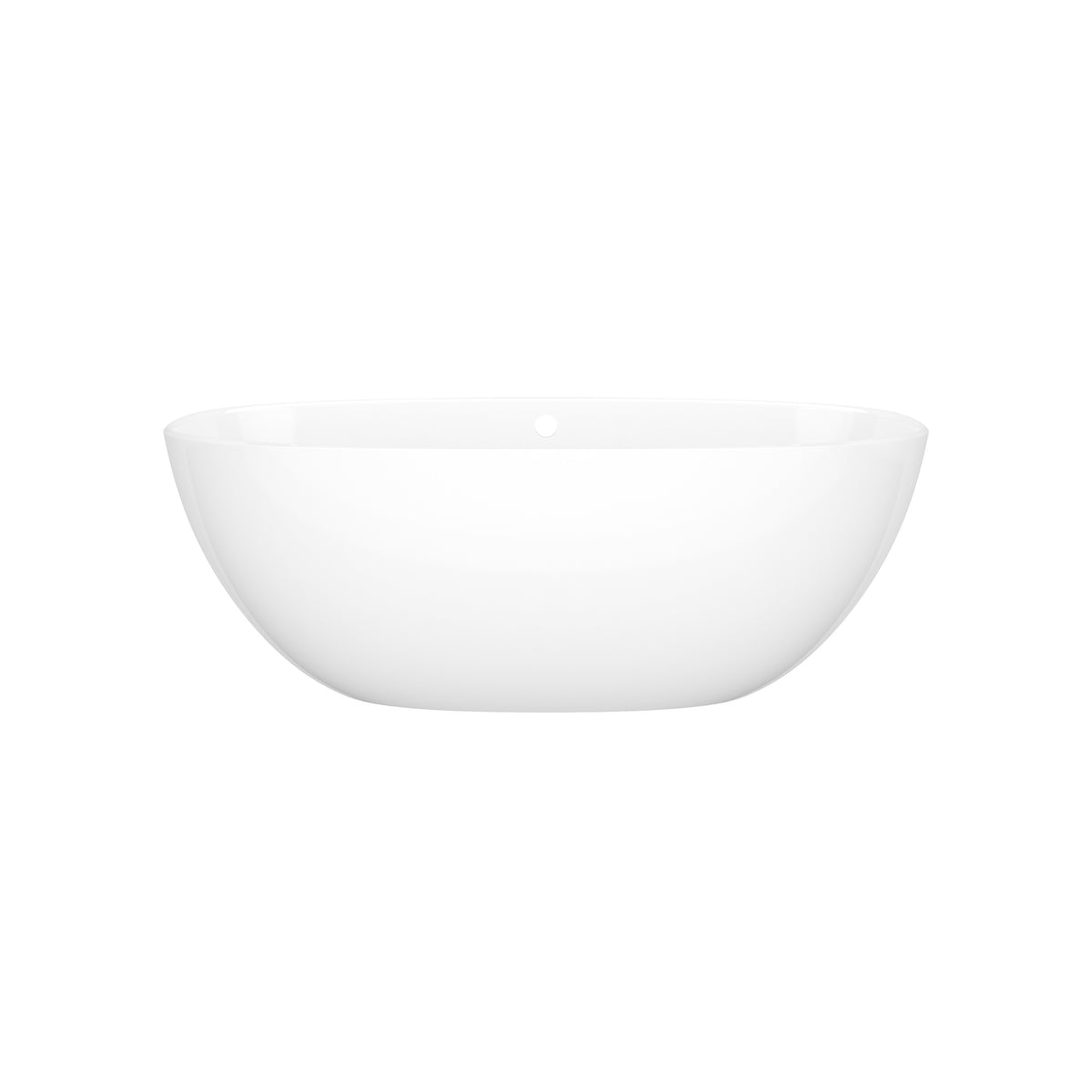 Victoria + Albert Barcelona 60" x 29" Freestanding Soaking Bathtub BA4 - Standard White / 60 x 29 / With Overflow