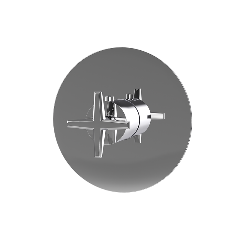Rubi Round Trim with Lexa Handle for Xr674ru Chrome XT674LXCC