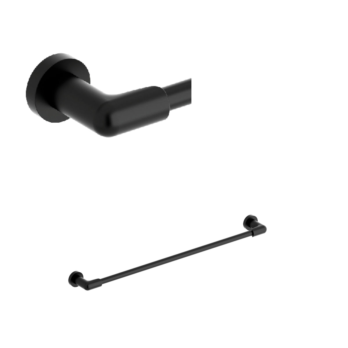 Riobel Parabola 24" Towel Bar - Black (PB5BK)
