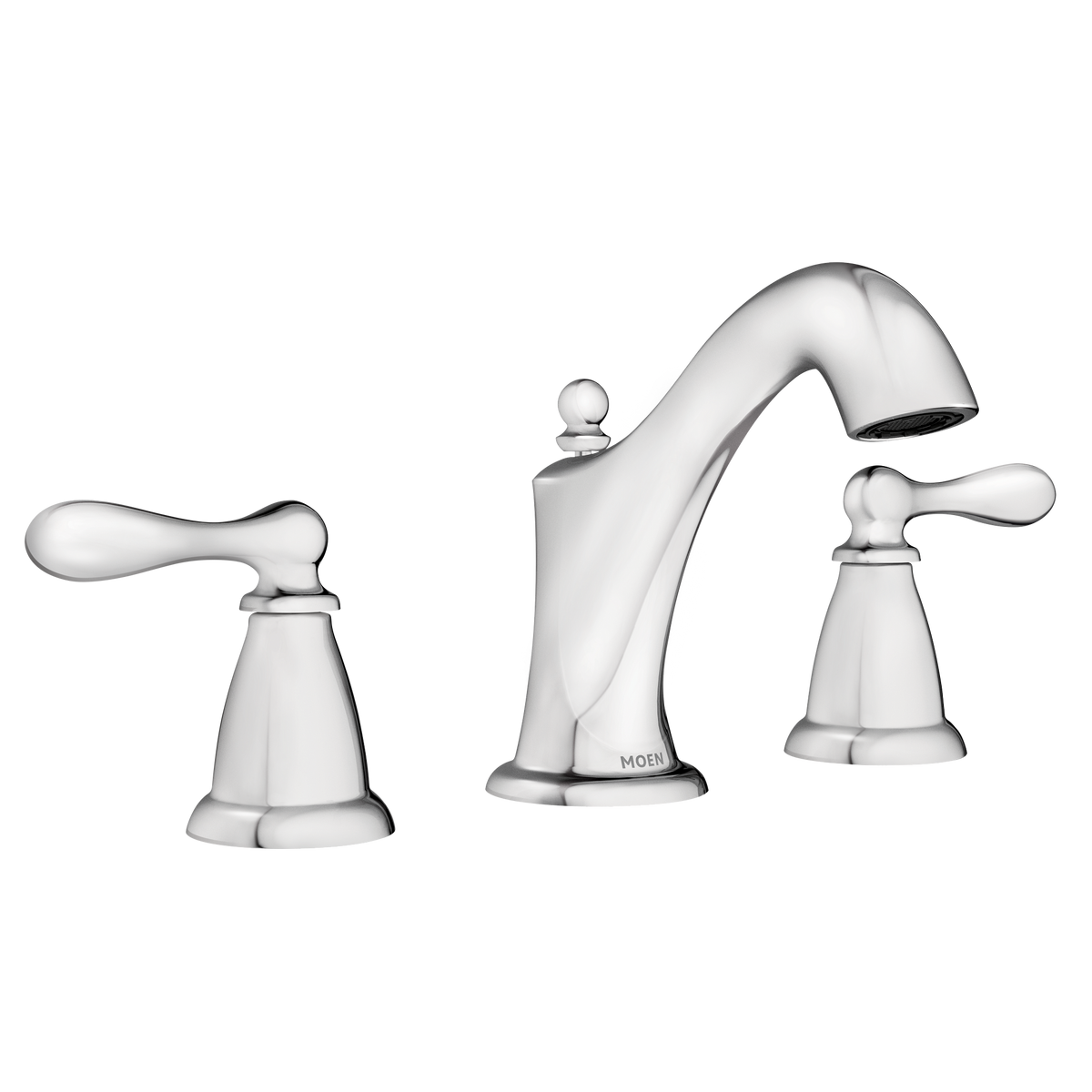 Moen Caldwell Two-Handle High-Arc Bathroom Faucet WS84440 in Chrome (WS84440)