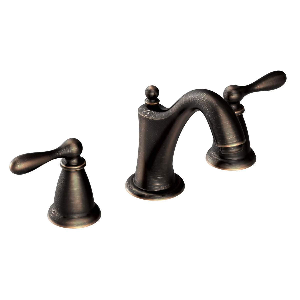 Moen Caldwell Two-Handle High-Arc Bathroom Faucet WS84440 in Mediterranean Bronze (WS84440BRB) - view 6