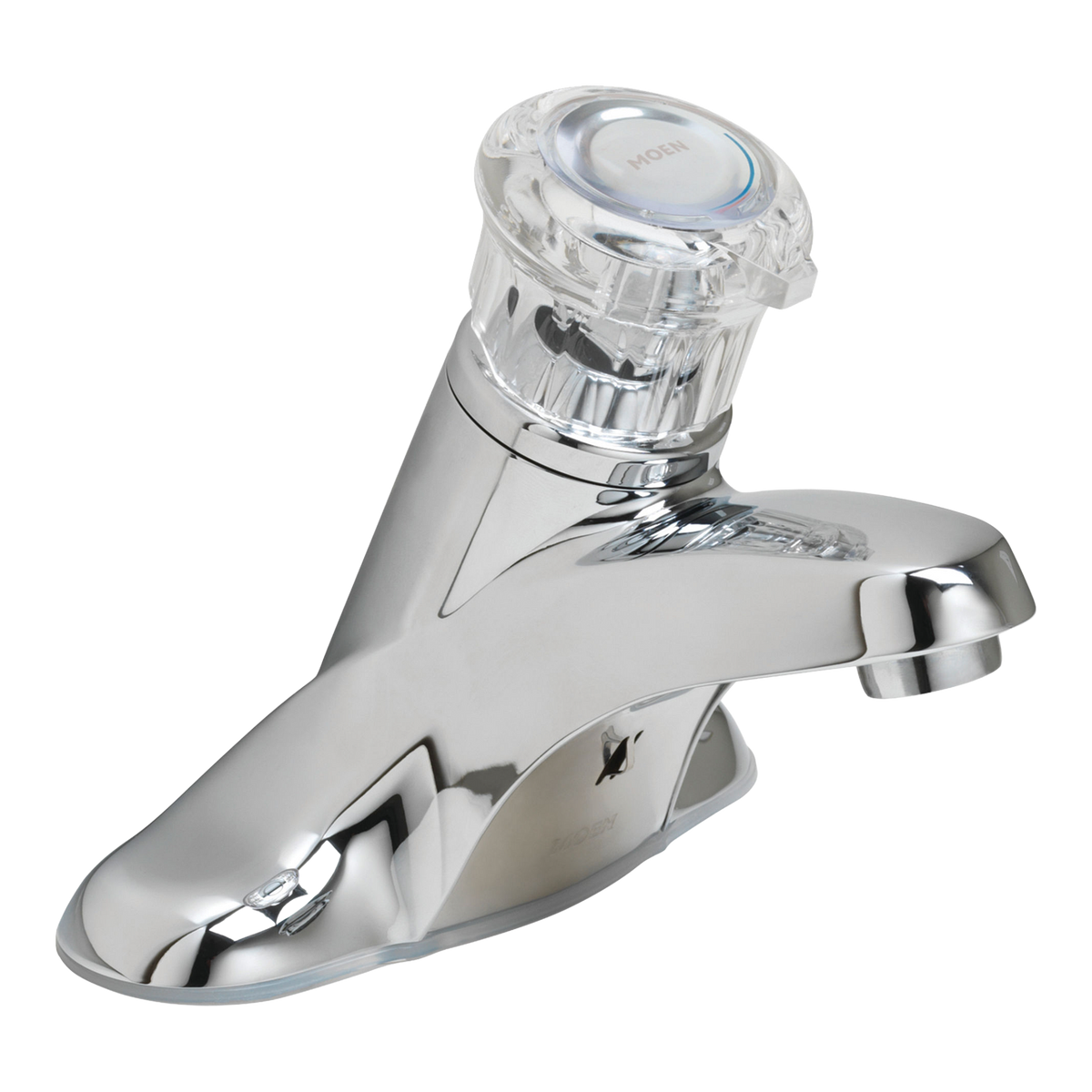 Moen Adler Single-Handle Low-Arc Bathroom Faucet WS84500 in Chrome (WS84500)