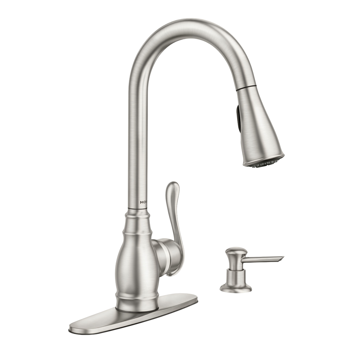 Moen Anabelle Single-Handle High-Arc Pulldown Kitchen Faucet CA87003 in Spot Resist Stainless (CA87003SRS)