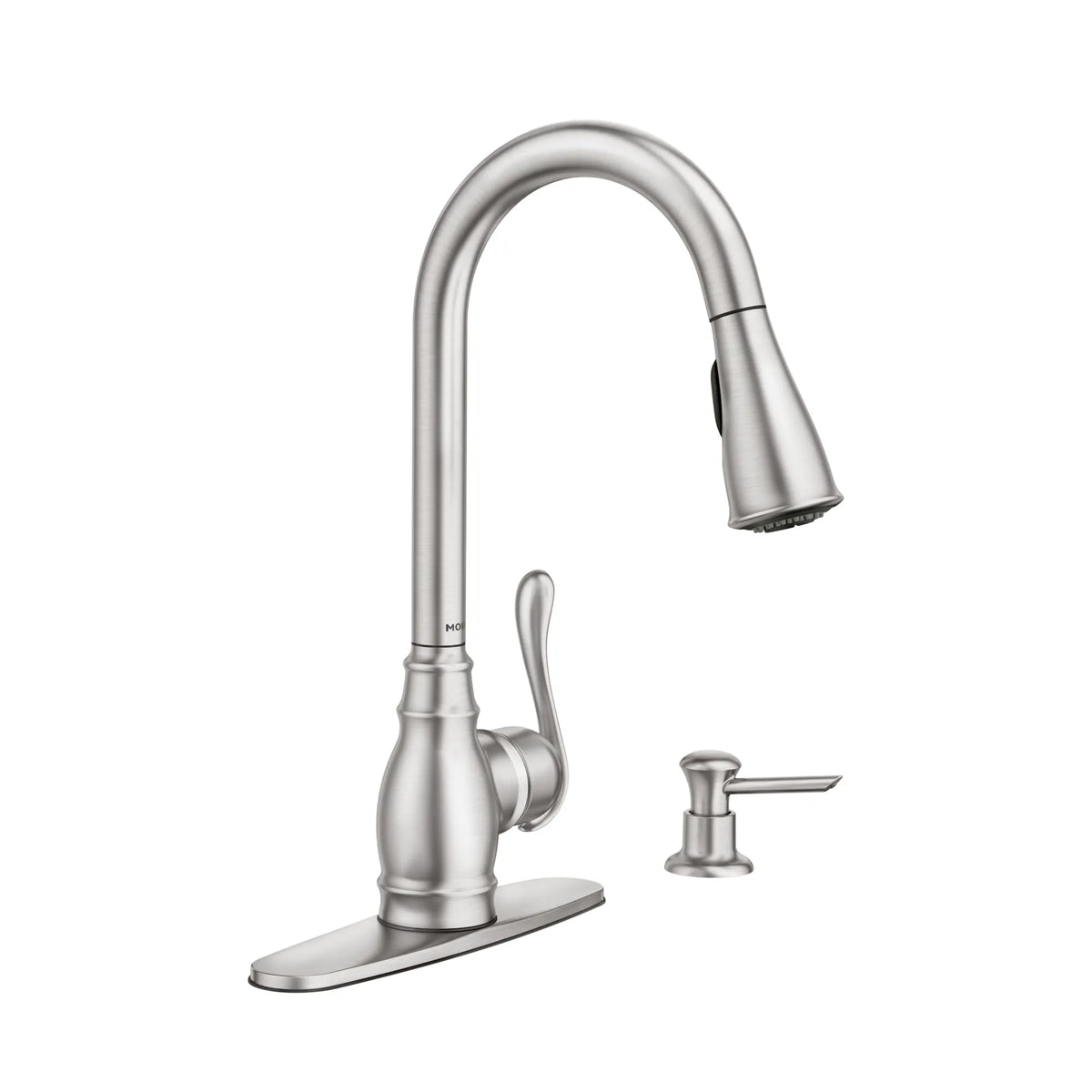 Moen Anabelle Single-Handle High-Arc Pulldown Kitchen Faucet CA87003 in Spot Resist Stainless (CA87003SRS) - view 5