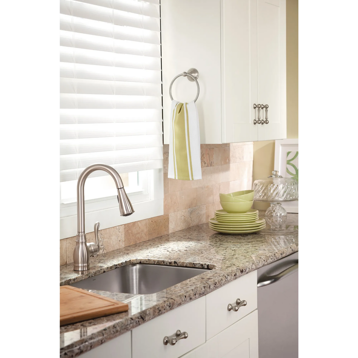 Moen Anabelle Single-Handle High-Arc Pulldown Kitchen Faucet CA87003 in Spot Resist Stainless (CA87003SRS) - view 2