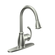 Moen Terrace Single-Handle High-Arc Pulldown Kitchen Faucet CA87055 in Spot Resist Stainless (CA87055SRS)