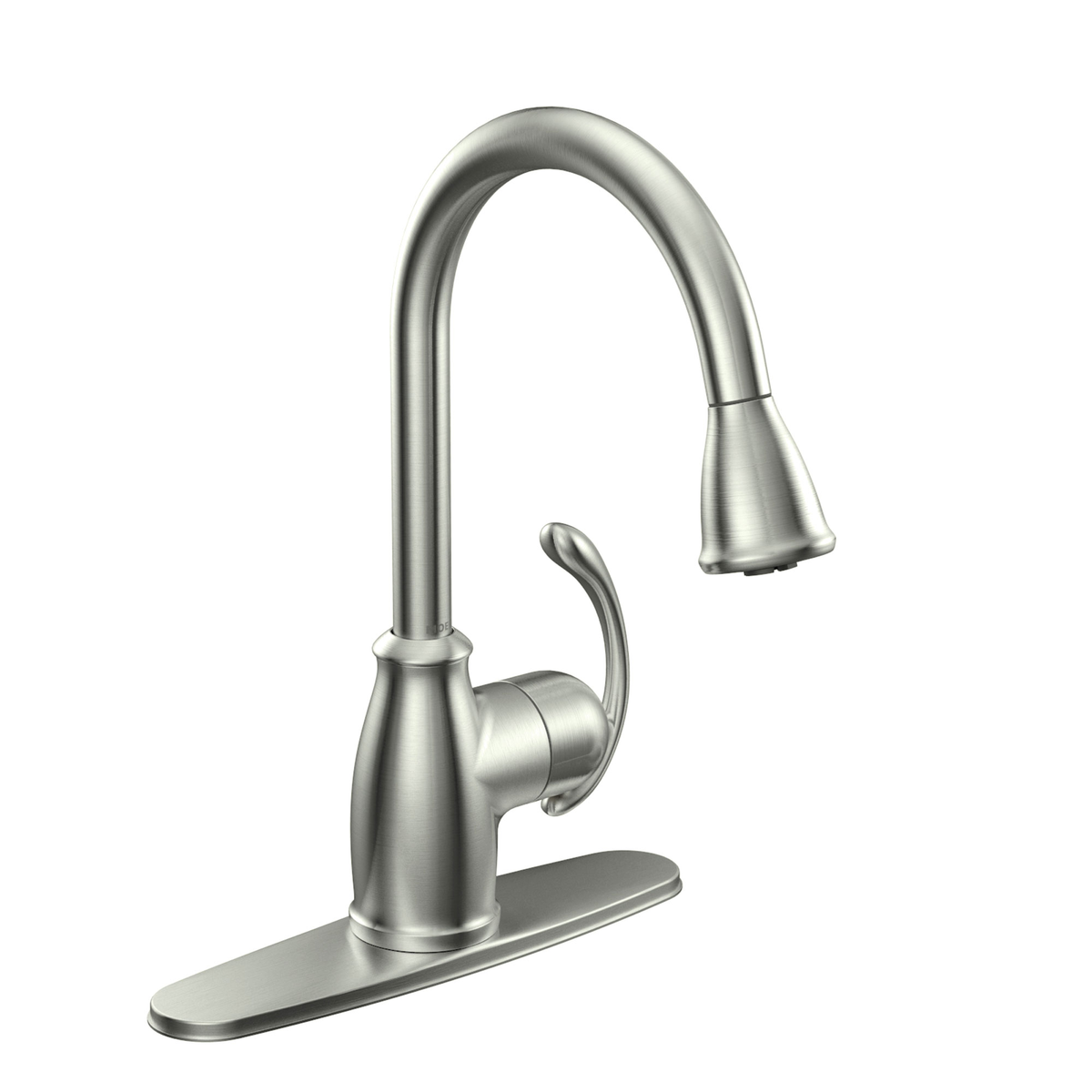 Moen Terrace Single-Handle High-Arc Pulldown Kitchen Faucet CA87055 in Spot Resist Stainless (CA87055SRS)