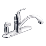 Moen Torrance Single-Handle Low-Arc Kitchen Faucet CA87484 in Chrome (CA87484)