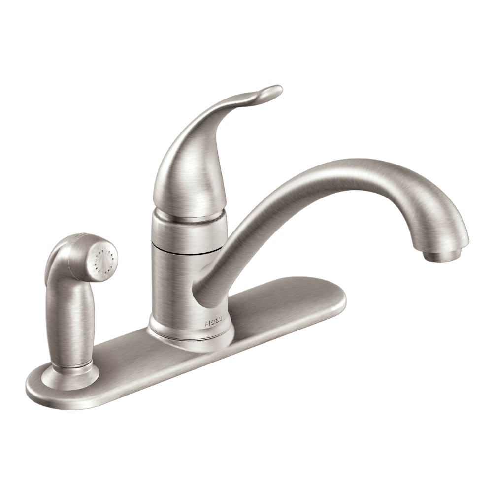 Moen Torrance Single-Handle Low-Arc Kitchen Faucet CA87484 in Spot Resist Stainless (CA87484SRS)